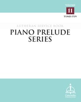 Piano Prelude Series: Lutheran Service Book, Vol. 11 piano sheet music cover